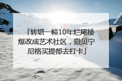转塘一幢10年烂尾楼爆改成艺术社区，撒贝宁尼格买提都去打卡