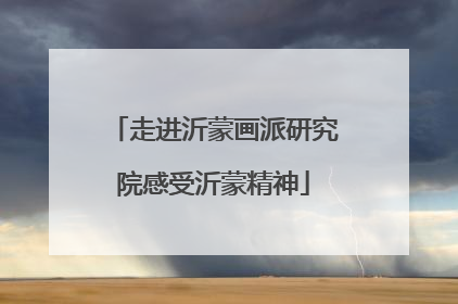 走进沂蒙画派研究院感受沂蒙精神