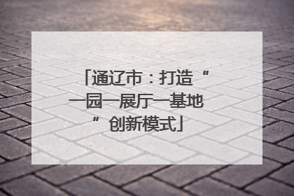 通辽市：打造“一园一展厅一基地”创新模式
