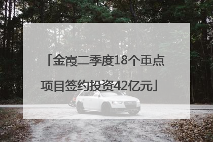 金霞二季度18个重点项目签约投资42亿元