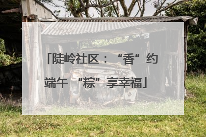 陡岭社区：“香”约端午 “粽”享幸福