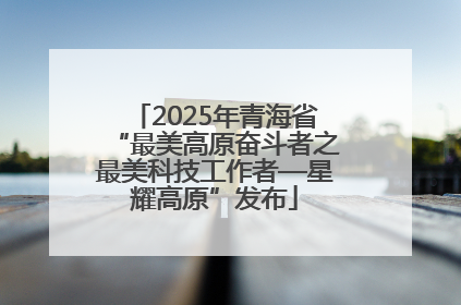 2025年青海省“最美高原奋斗者之最美科技工作者—星耀高原”发布