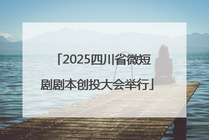 2025四川省微短剧剧本创投大会举行