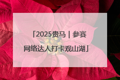 2025贵马｜参赛网络达人打卡观山湖