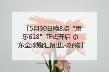 5月30日晚8点“京东618”正式开启 京东全球购汇聚世界好物